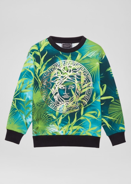 Hanorace Versace Jungle Print Medusa Baieti | URHNYZA-29